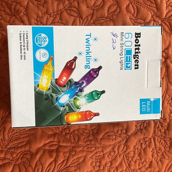 Multi LED Holiday String Lights - Picture 1 of 1